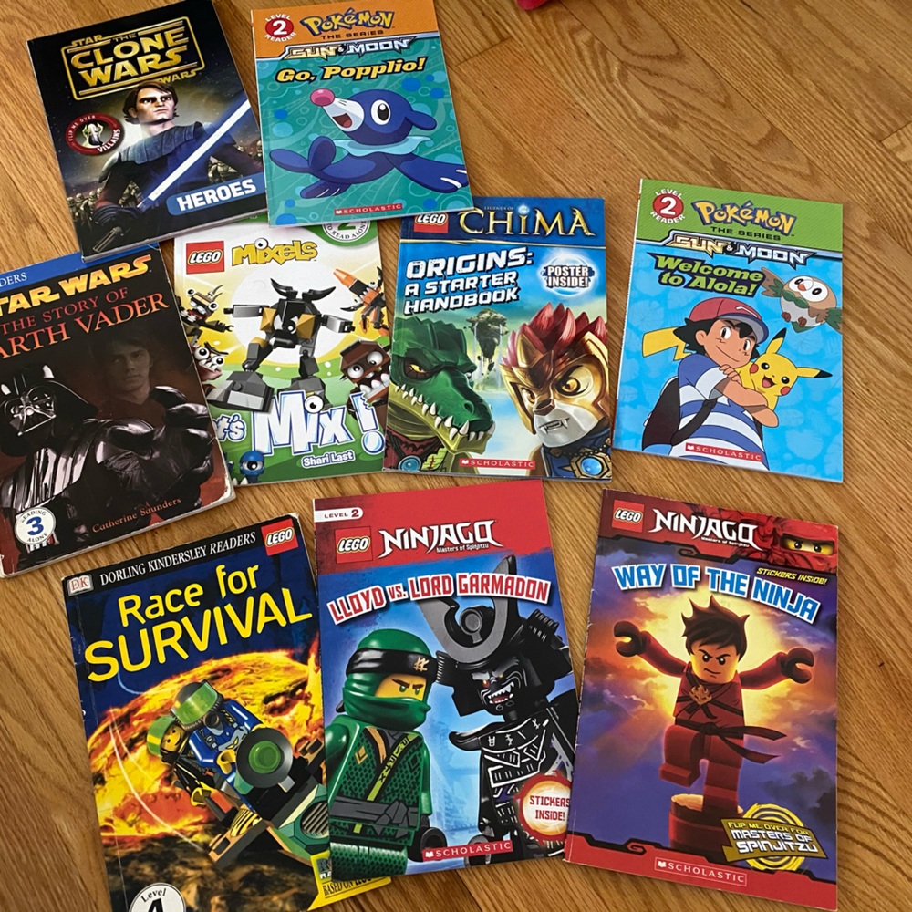 LEGO Ninjago and Friends Pokémon Star Wars books